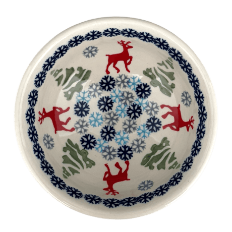 Bowl, Round, Dipping, 4.25" in "Reindeer Games" by Manufaktura | M153T-BL07