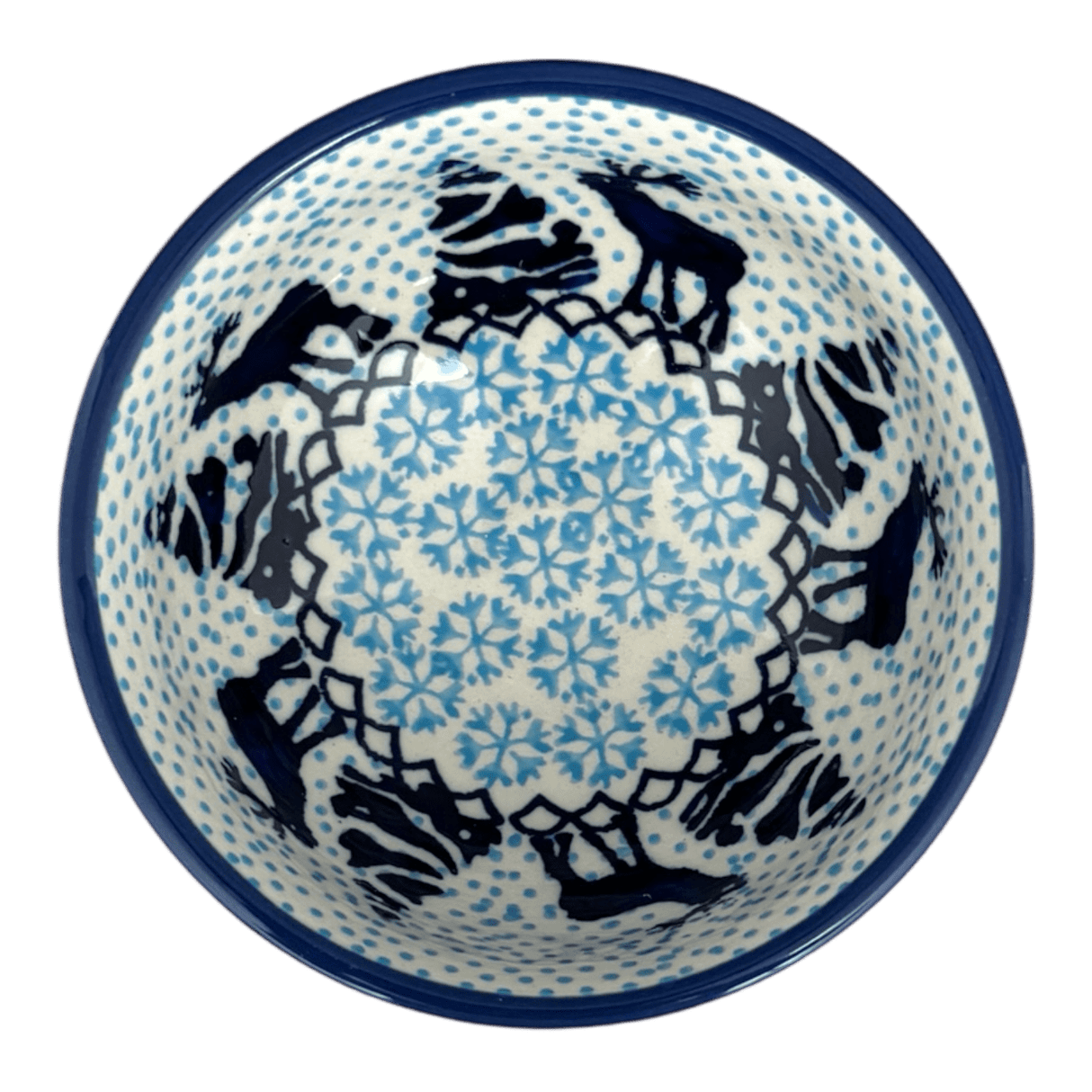 Bowl, Round, Dipping, 4.25" in "Peaceful Season" by Manufaktura | M153T-JG24