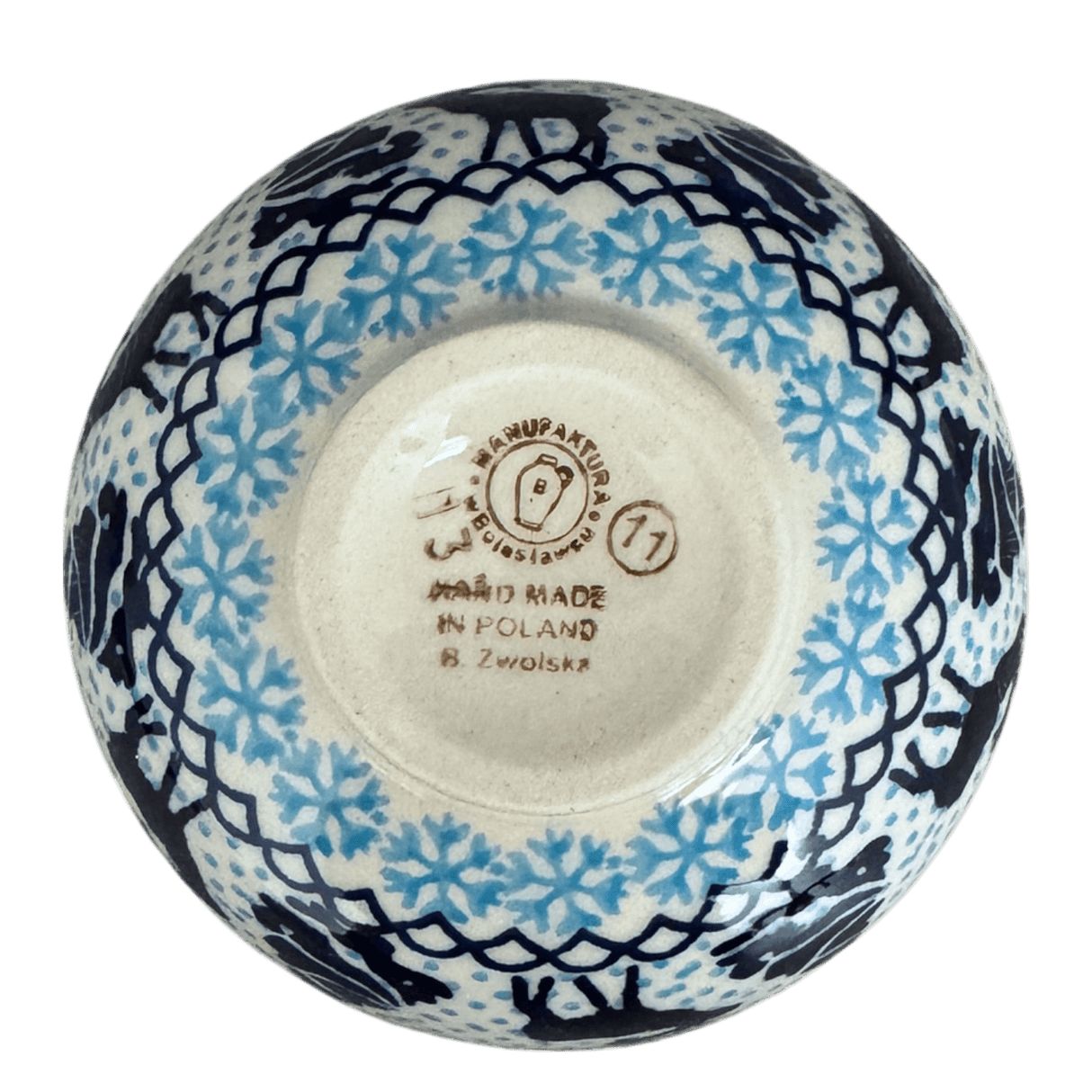 Bowl, Round, Dipping, 4.25" in "Peaceful Season" by Manufaktura | M153T-JG24