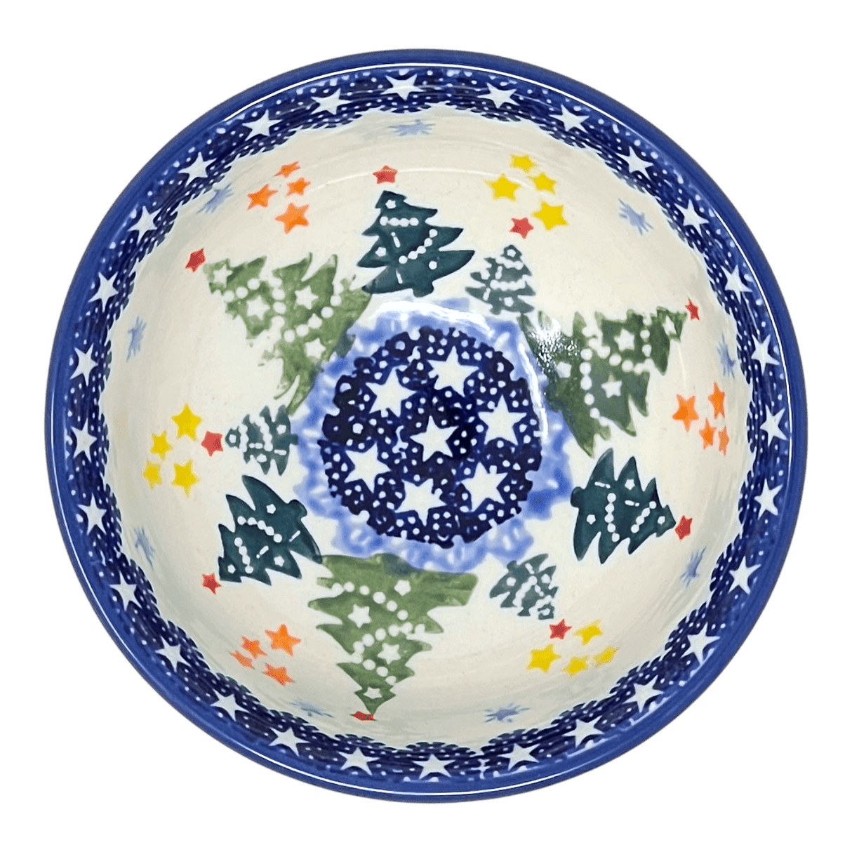 Bowl, Round, Dipping, 4.25" in "Festive Forest" by Manufaktura | M153U-INS6