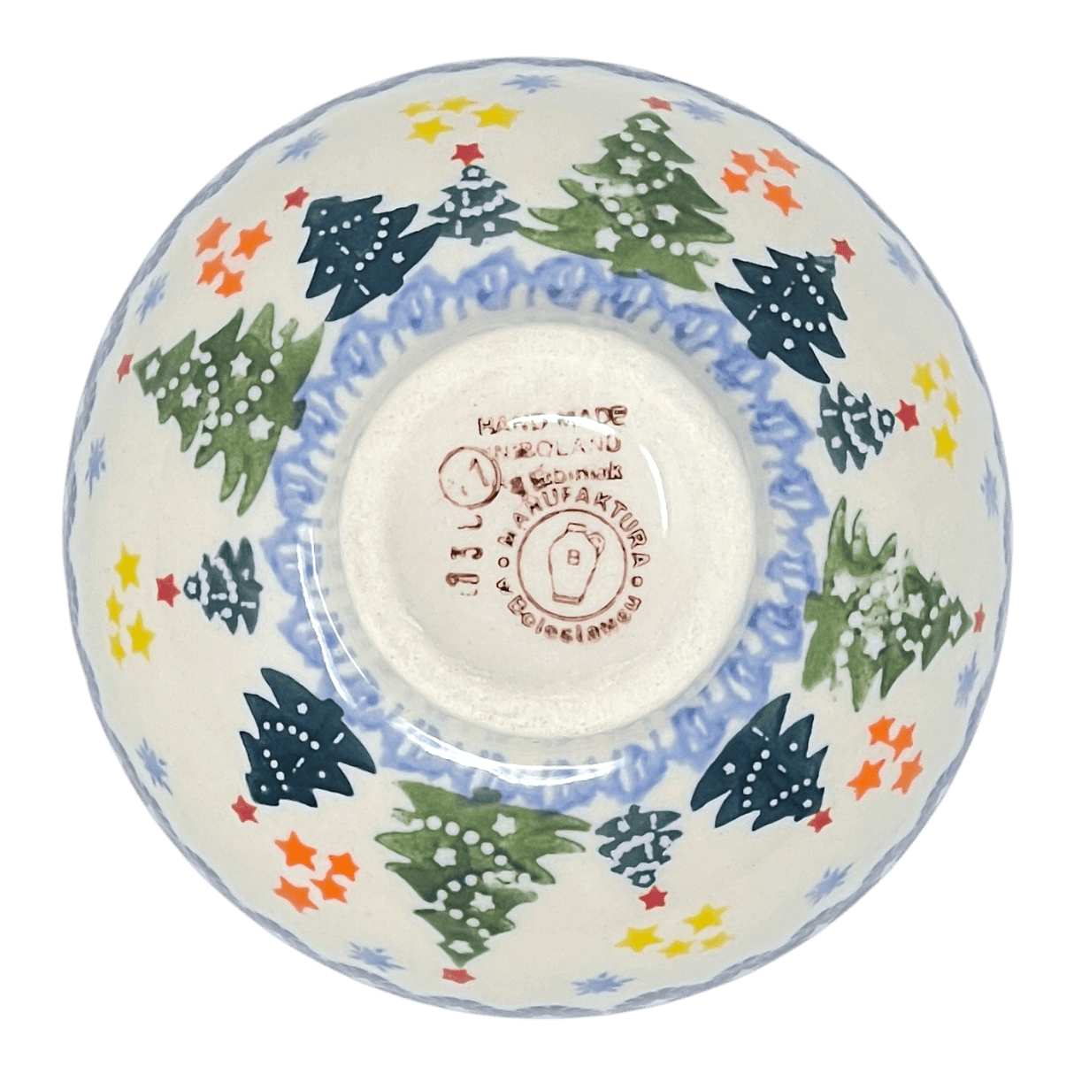 Bowl, Round, Dipping, 4.25" in "Festive Forest" by Manufaktura | M153U-INS6