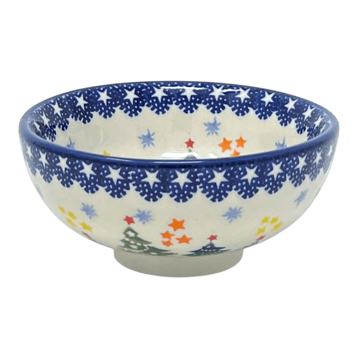 Bowl, Round, Dipping, 4.25" in "Festive Forest" by Manufaktura | M153U-INS6