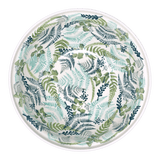 Bowl, Round, with Lid, 9.5" in "Scattered Ferns" by Manufaktura | M159S-GZ39