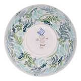Bowl, Round, with Lid, 9.5" in "Scattered Ferns" by Manufaktura | M159S-GZ39