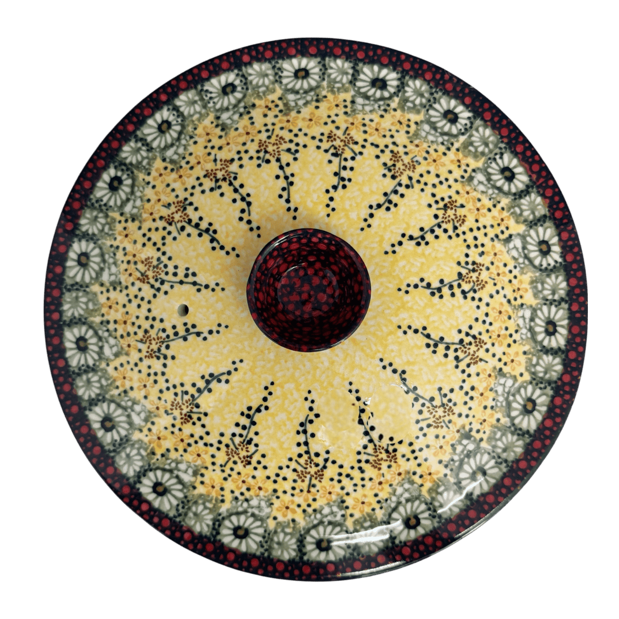 Bowl, Round, with Lid, 9.5" in "Sunshine Grotto" by Manufaktura | M159S-WK52