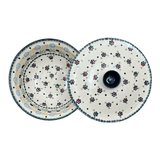 Bowl, Round, with Lid, 9.5" in "Lady Bugs" by Manufaktura | M159T-IF45