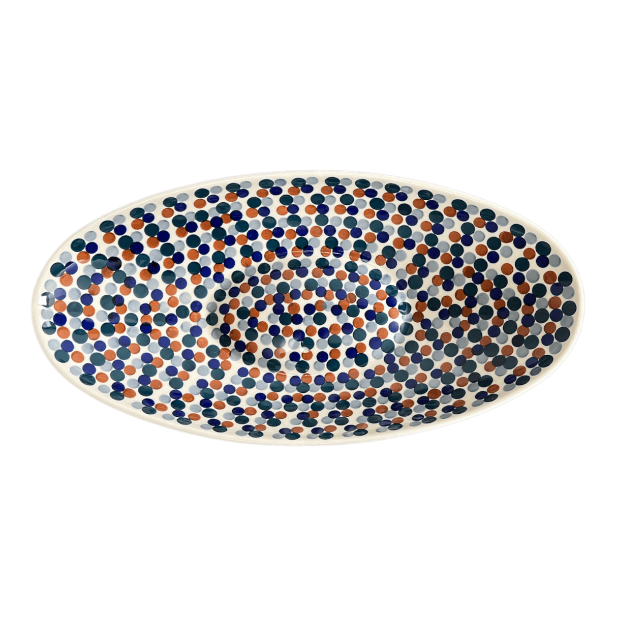 Bowl, Oblong, Serving, Large, 15.75" x 8.25" in "Fall Confetti" by Manufaktura | M168U-BM01