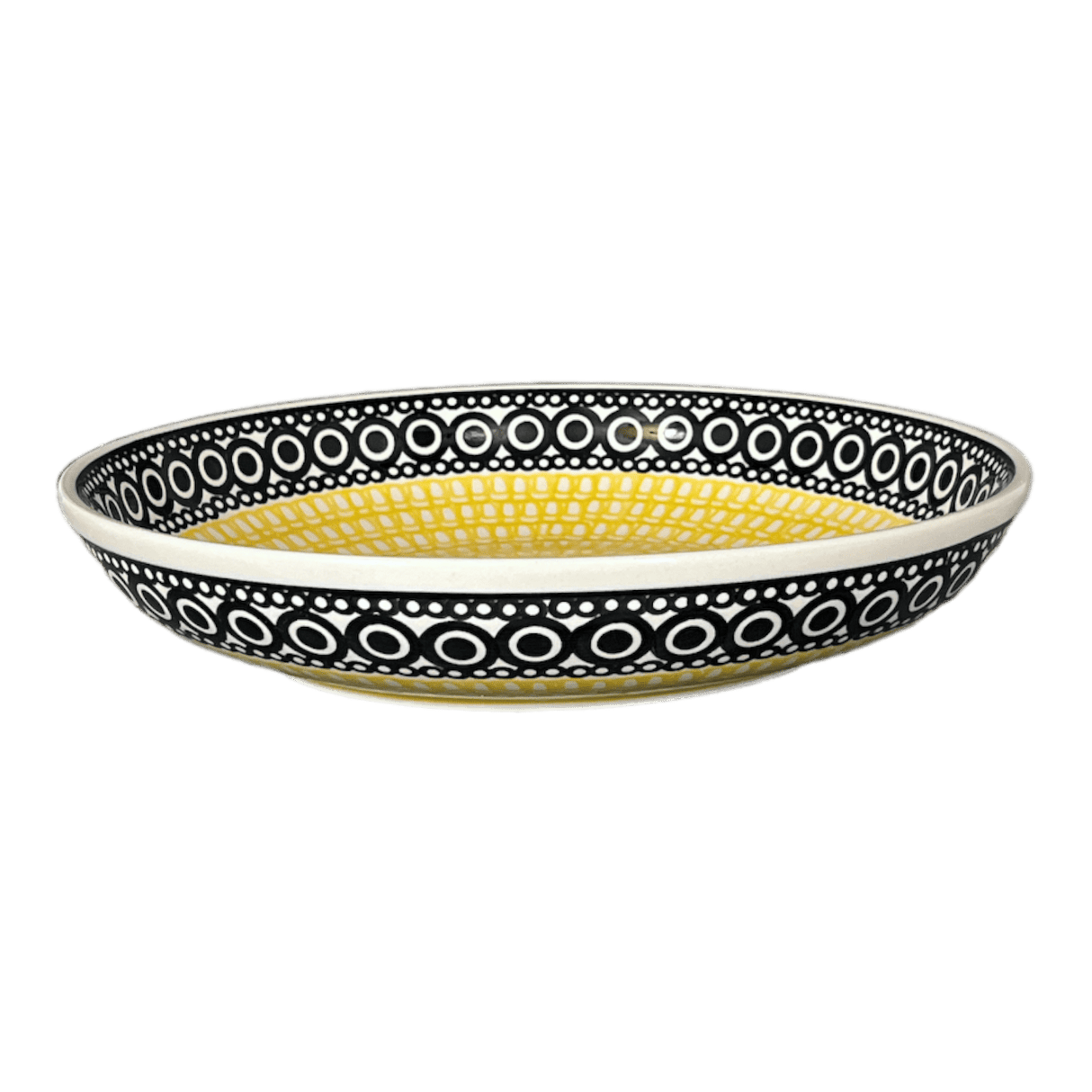 Bowl, Round, Shallow, Salad, 11.75" in "Night Owl" by Manufaktura | M173M-13ZO