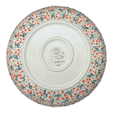 Bowl, Round, Shallow, Salad, 11.75" in "Peach Blossoms" by Manufaktura | M173S-AS46