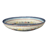 Bowl, Round, Shallow, Salad, 11.75" in "Beautiful Botanicals" by Manufaktura | M173S-DPOG