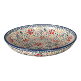 Bowl, Round, Shallow, Salad, 11.75" in "Full Bloom" by Manufaktura | M173S-EO34