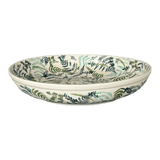 Bowl, Round, Shallow, Salad, 11.75" in "Scattered Ferns" by Manufaktura | M173S-GZ39