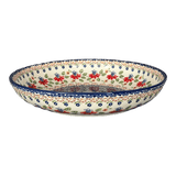 Bowl, Round, Shallow, Salad, 11.75" in "Mediterranean Blossoms" by Manufaktura | M173S-P274