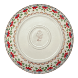 Bowl, Round, Shallow, Salad, 11.75" in "Mediterranean Blossoms" by Manufaktura | M173S-P274