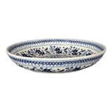 Bowl, Round, Shallow, Salad, 11.75" in "Duet in Blue" by Manufaktura | M173S-SB01