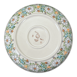 Bowl, Round, Shallow, Salad, 11.75" in "Daisy Bouquet" by Manufaktura | M173S-TAB3