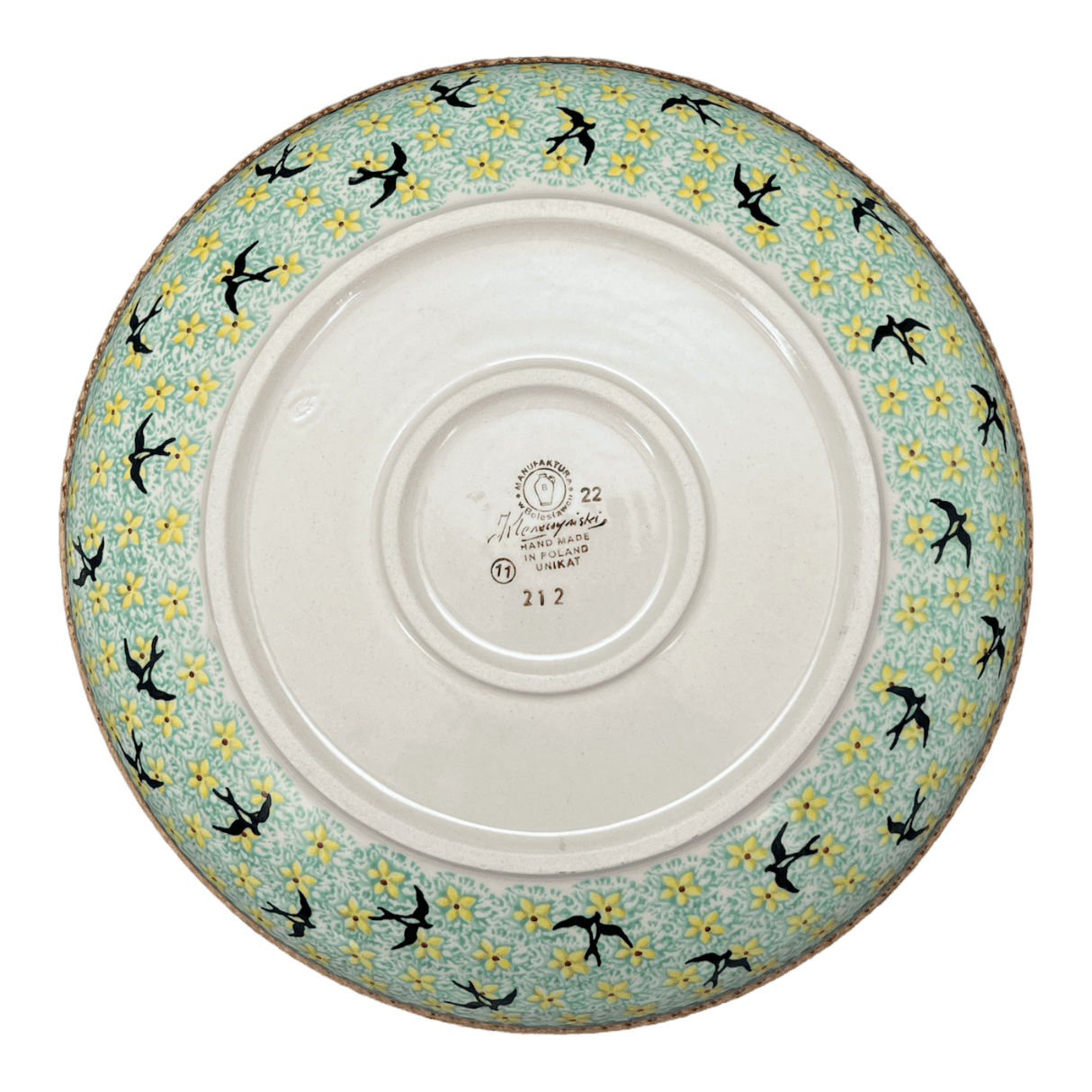 Bowl, Round, Shallow, Salad, 11.75" in "Capistrano" by Manufaktura | M173S-WK59