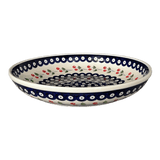 Bowl, Round, Shallow, Salad, 11.75" in "Cherry Dot" by Manufaktura | M173T-70WI