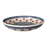 Bowl, Round, Shallow, Salad, 11.75" in "Poppy Garden" by Manufaktura | M173T-EJ01