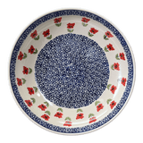 Bowl, Round, Shallow, Salad, 11.75" in "Poppy Garden" by Manufaktura | M173T-EJ01