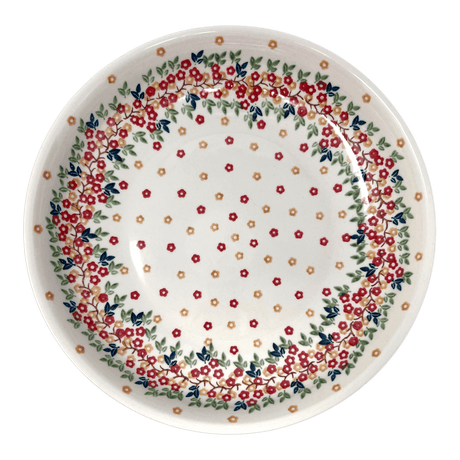 Bowl, Round, Shallow, Salad, 11.75" in "Autumn Wreath" by Manufaktura | M173T-KK02