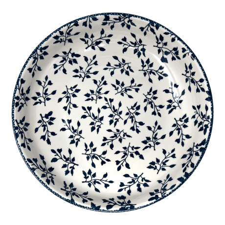 Bowl, Round, Shallow, Salad, 11.75" in "Green Spray" by Manufaktura | M173T-LISZ