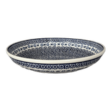 Bowl, Round, Shallow, Salad, 11.75" in "Butterfly Border" by Manufaktura | M173T-P249