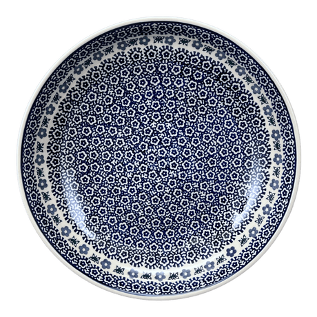 Bowl, Round, Shallow, Salad, 11.75" in "Butterfly Border" by Manufaktura | M173T-P249