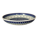 Bowl, Round, Shallow, Salad, 11.75" in "Starry Wreath" by Manufaktura | M173T-PZG