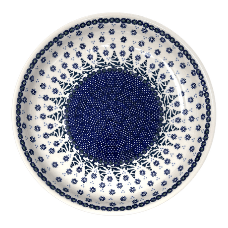 Bowl, Round, Shallow, Salad, 11.75" in "Snowy Pines" by Manufaktura | M173T-U22
