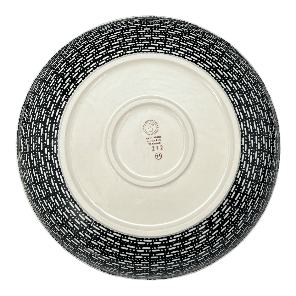 Bowl, Round, Shallow, Salad, 11.75" in "Metro" by Manufaktura | M173T-WCZM