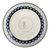 Bowl, Round, Shallow, Salad, 11.75" in "Peacock Dot" by Manufaktura | M173U-54K