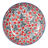 Bowl, Round, Shallow, Salad, 11.75" in "Strawberry Fields" by Manufaktura | M173U-AS59