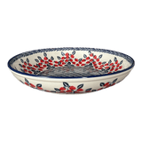Bowl, Round, Shallow, Salad, 11.75" in "Fresh Strawberries" by Manufaktura | M173U-AS70