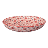 Bowl, Round, Shallow, Salad, 11.75" in "Scarlet Daisy" by Manufaktura | M173U-AS73