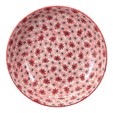 Bowl, Round, Shallow, Salad, 11.75" in "Scarlet Daisy" by Manufaktura | M173U-AS73