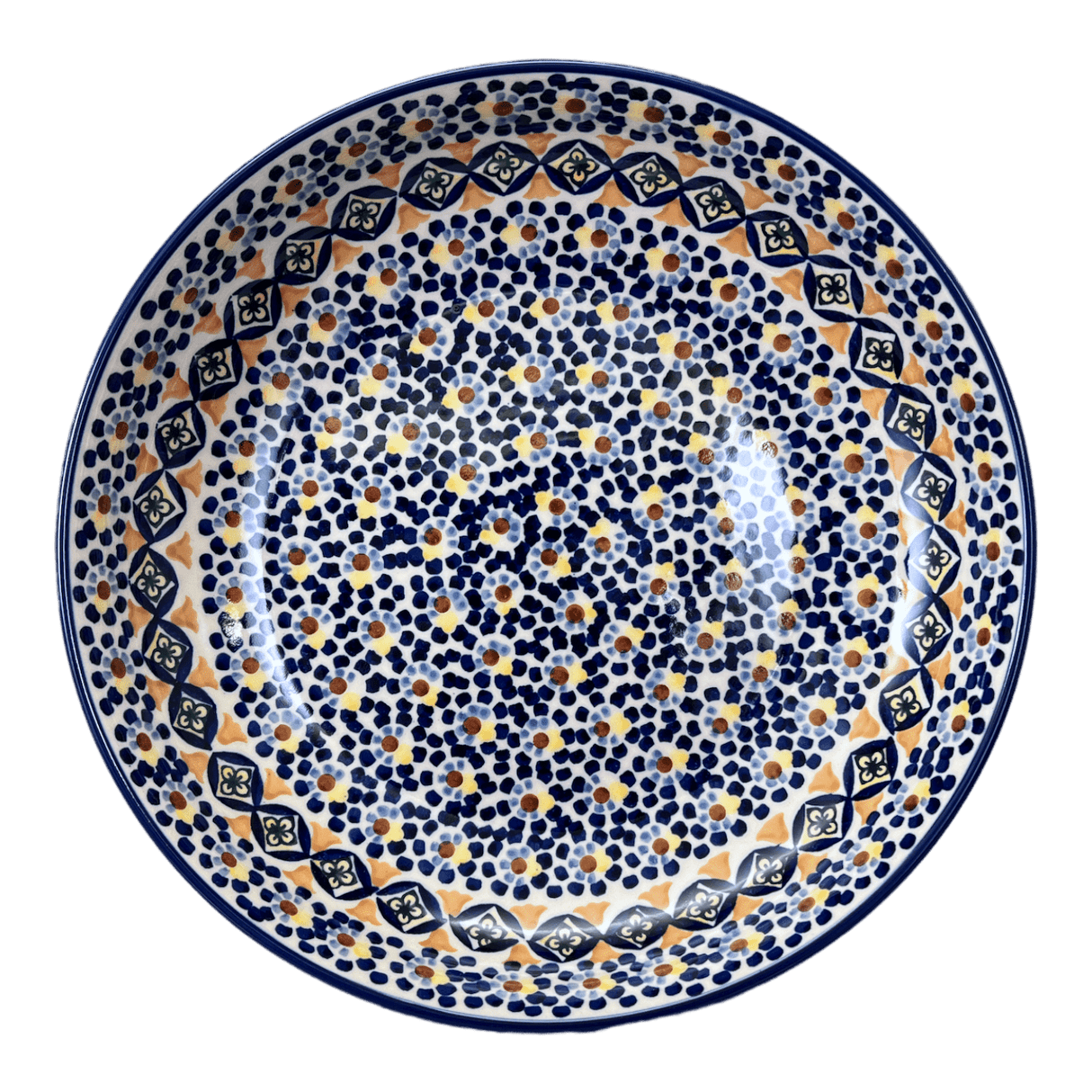 Bowl, Round, Shallow, Salad, 11.75" in "Kaleidoscope" by Manufaktura | M173U-ASR