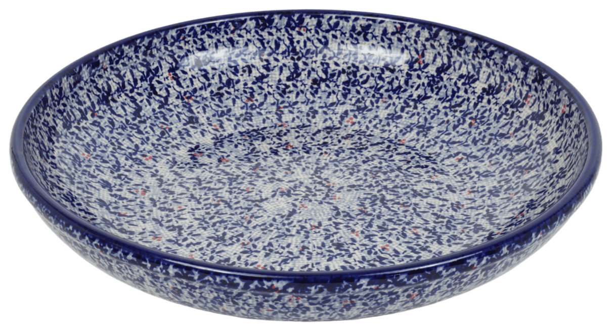 Bowl, Round, Shallow, Salad, 11.75" in "Twilight Berries" by Manufaktura | M173U-GP14