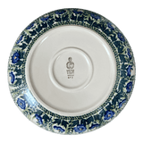 Bowl, Round, Shallow, Salad, 11.75" in "Bouncing Blue Blossoms" by Manufaktura | M173U-IM03