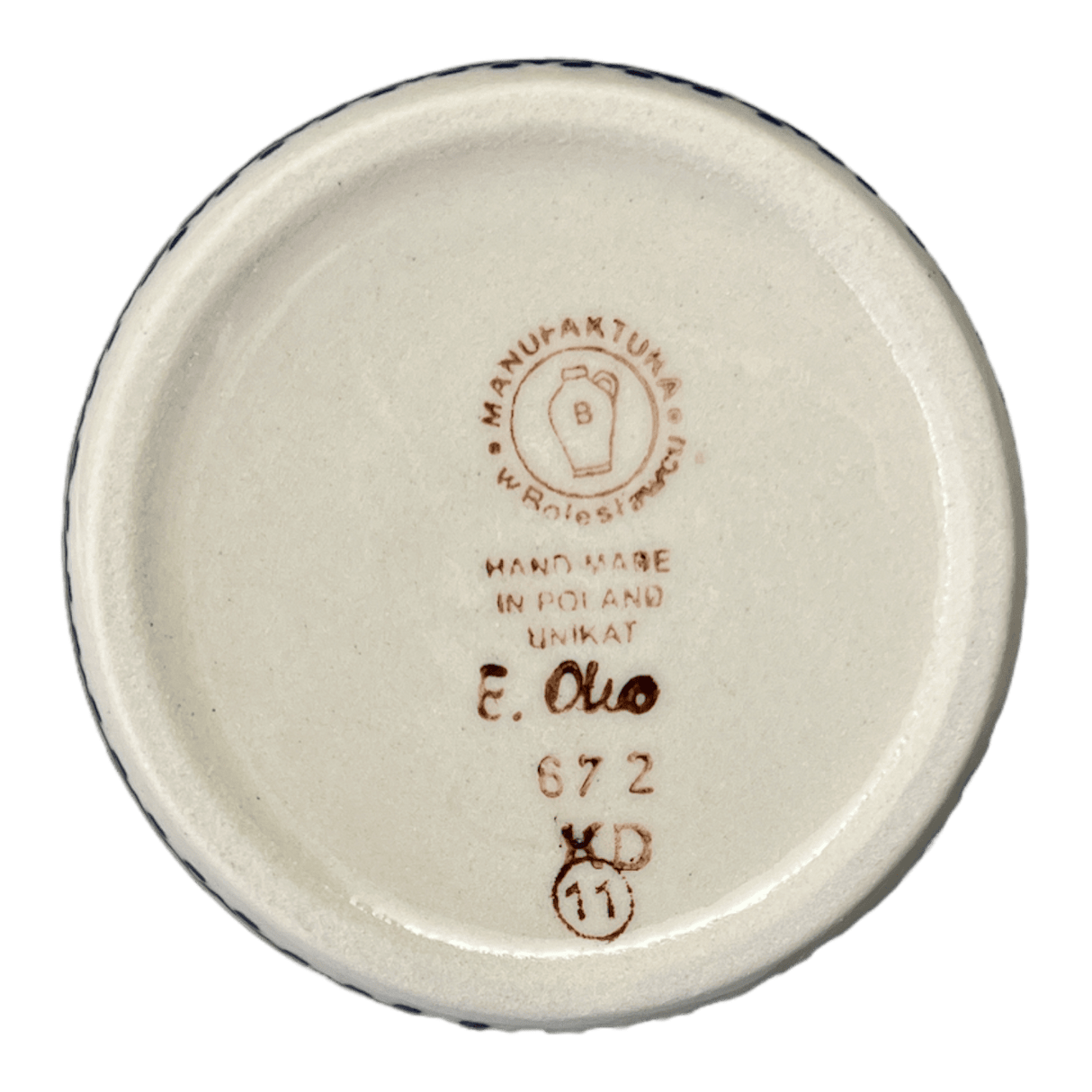 Ramekin, 7 oz in "Blue Life" by Manufaktura | M178S-EO39