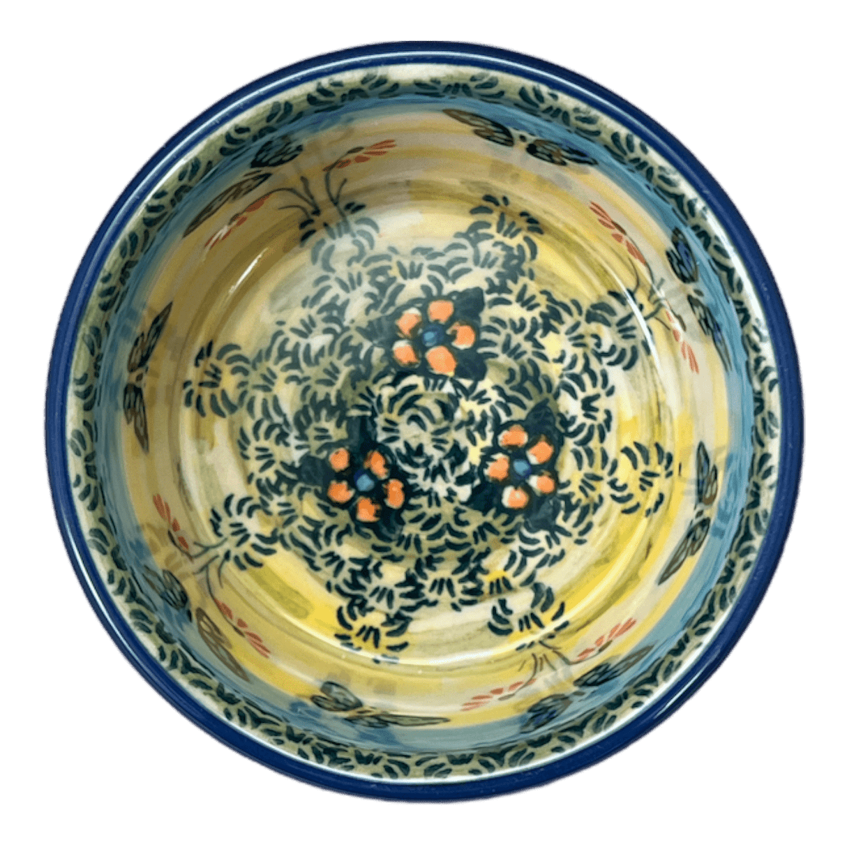Ramekin, 7 oz in "Butterflies in Flight" by Manufaktura | M178S-WKM