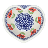 Bowl, Heart-Shaped, 4" in "Poppy Garden" by Manufaktura | M187T-EJ01