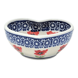 Bowl, Heart-Shaped, 4" in "Poppy Garden" by Manufaktura | M187T-EJ01