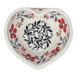 Bowl, Heart-Shaped, 4" in "Scarlet Garden" by Manufaktura | M187T-KK01