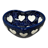 Bowl, Heart-Shaped, 4" in "Sea of Hearts" by Manufaktura | M187T-SEA