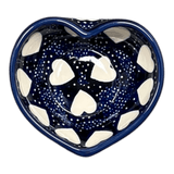 Bowl, Heart-Shaped, 4" in "Sea of Hearts" by Manufaktura | M187T-SEA