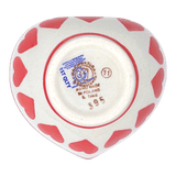Bowl, Heart-Shaped, 4" in "Whole Hearted Red" by Manufaktura | M187T-SEDC