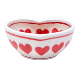 Bowl, Heart-Shaped, 4" in "Whole Hearted Red" by Manufaktura | M187T-SEDC