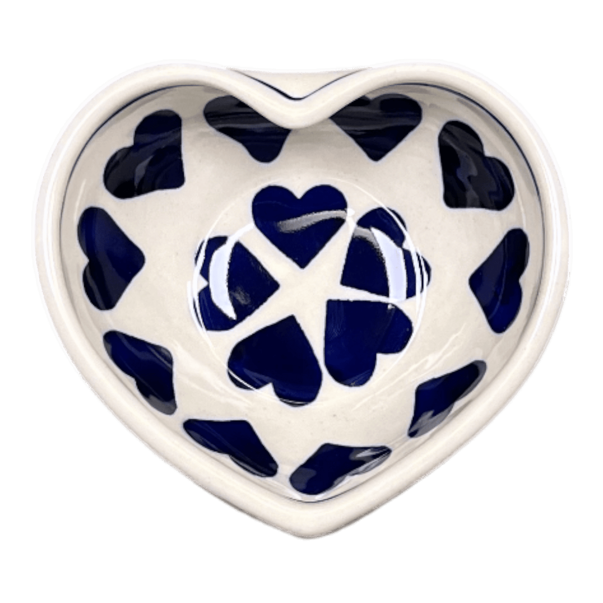 Bowl, Heart-Shaped, 4" in "Whole Hearted" by Manufaktura | M187T-SEDU