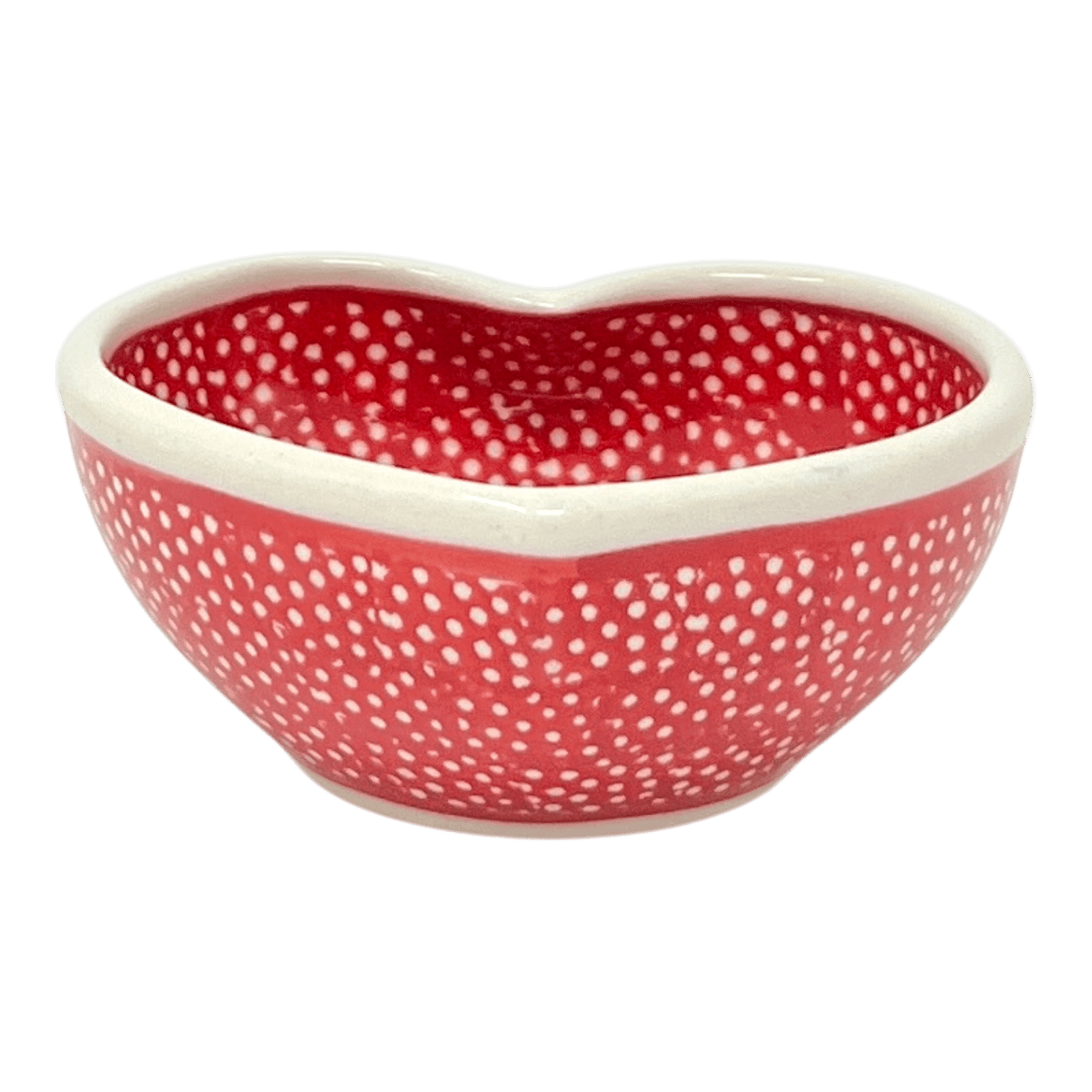 Bowl, Heart-Shaped, 4" in "Red Sky at Night" by Manufaktura | M187T-WCZE
